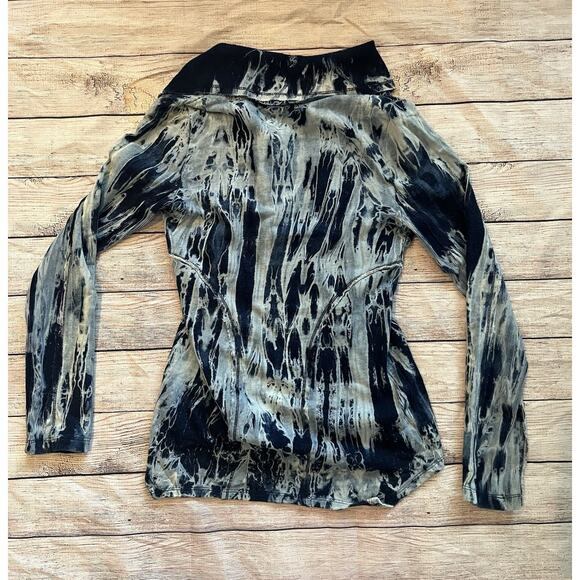 Xcvi Zip-up Jacket Bleach Blue Women’s S Cotton B3 - Picture 2 of 7